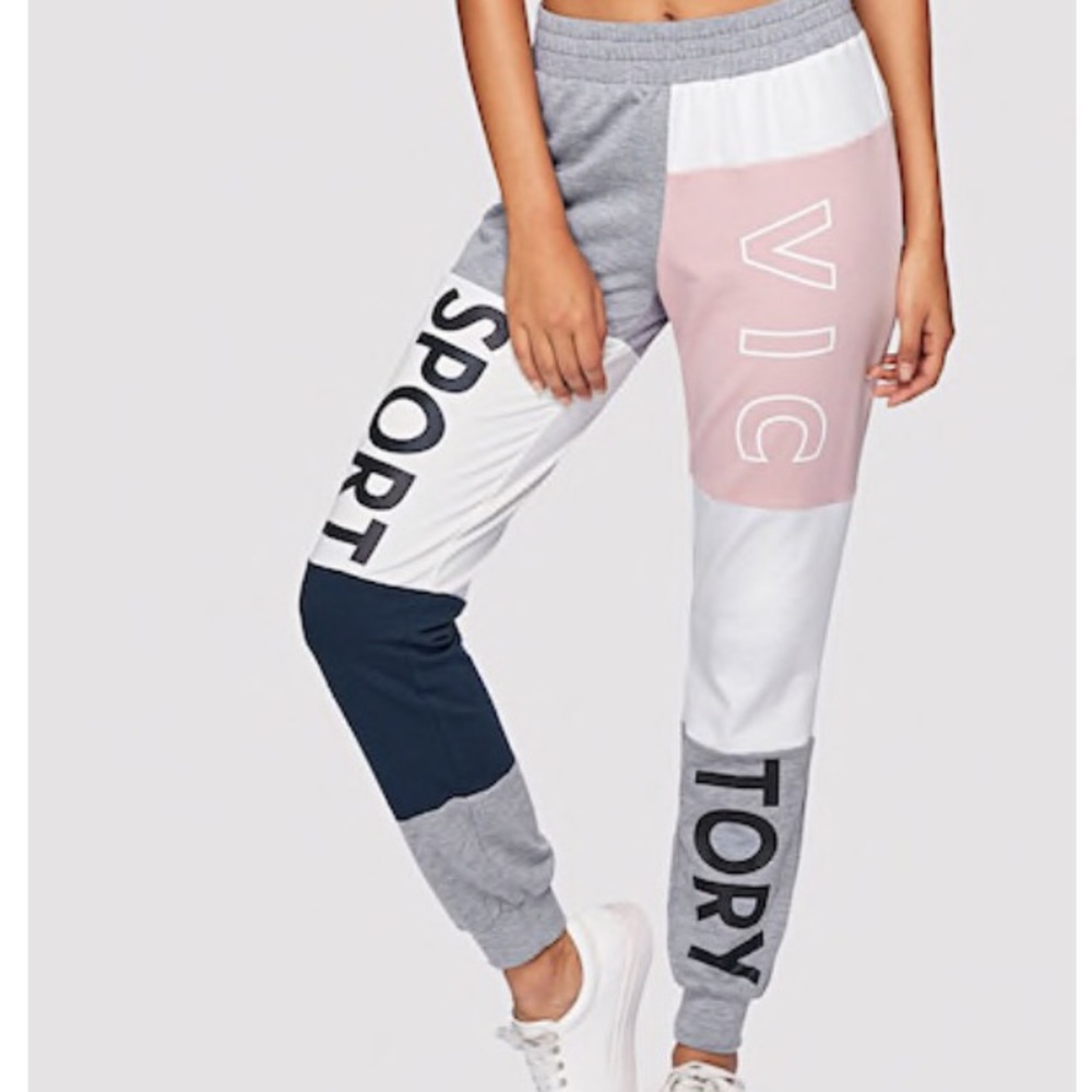 Pink sporty sweatpant